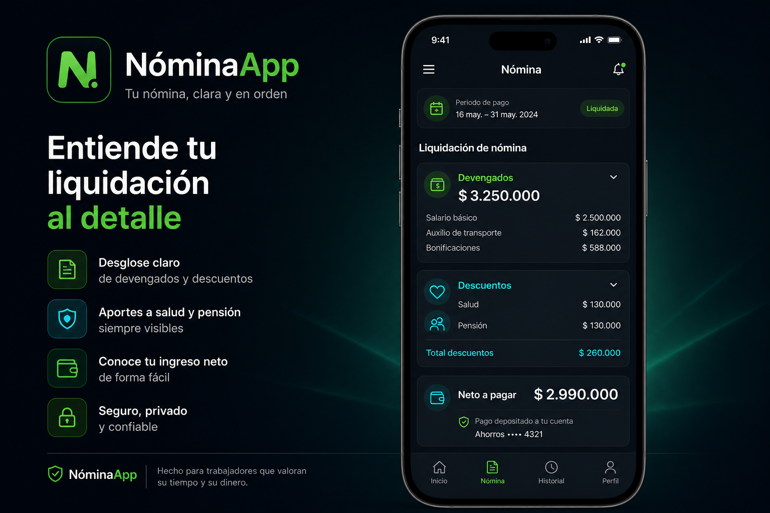 Liquidación mensual